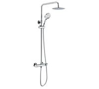 RAK Ceramics Origin Round Thermostatic Shower Column | Metal | 260mm x 800mm x 500mm