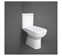 RAK Ceramics Origin Square PP Quick Release Soft Close Toilet Seat | White | 350mm