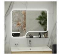 RAK Ceramics Ornate Illuminated LED Mirror | Chrome | Glass/Aluminium | 600mm x 800mm