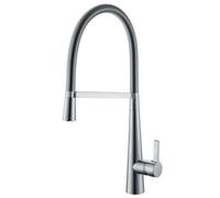RAK Ceramics Oslo Pull Out Side Lever Kitchen Sink Mixer Tap | Chrome | Brass | 54mm x 520mm x 194mm