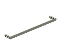 RAK Ceramics Petit Round Brushed Towel Rail | Nickel | Stainless Steel + Zinc Alloy | 450mm