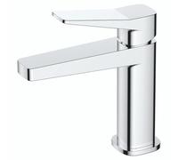 RAK Ceramics Petit Square Basin Mixer Tap | Chrome | Brass | 47mm x 160mm x 154mm