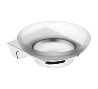 RAK Ceramics Petit Square Soap Dish | Chrome | Stainless Steel + Zinc Alloy | 120mm x 49mm x 112mm