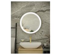 RAK Ceramics Picture Round Illuminated LED Mirror | Chrome | Glass/Aluminium | 600mm x 600mm