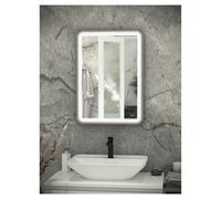 RAK Ceramics Picture Soft LED Mirror | Brushed Nickel | Glass/Aluminium | 500mm x 700mm