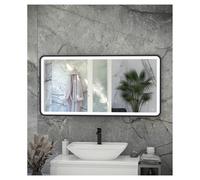 RAK Ceramics Picture Soft LED Mirror | Matt Black | Glass/Aluminium | 600mm x 1000mm