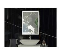 RAK Ceramics Picture Square Illuminated LED Mirror | Chrome | Glass/Aluminium | 600mm x 800mm