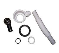 RAK Ceramics Plastic Overflow Kit for Emma Bowl with Cover | Chrome | Brass | 25mm