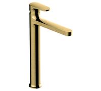 RAK Ceramics RAK Portofino Tall Basin Mixer Tap Brushed Gold Finish: Brushed Gold