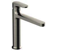 RAK Ceramics Portofino Mid Height Basin Mixer Tap | Brushed Nickel | Brass | 78mm x 237mm x 203mm