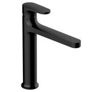 RAK Ceramics Portofino Mid Height Basin Mixer Tap | Matt Black | Metal | 78mm x 237mm x 203mm