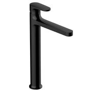 RAK Ceramics Portofino Tall Basin Mixer Tap | Matt Black | Brass | 78mm x 237mm x 203mm