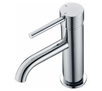 Rak Ceramics Prima Tech Modern Polished Chrome Basin Mixer Tap With Waste & 15-Year Guarantee