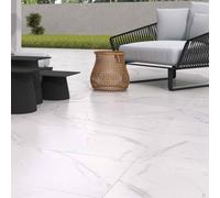 RAK Ceramics Rak 60X120 20mm Calacatta Grey Grey Matt Smooth Unglazed Marble Effect Porcelain Outdoor Paving Tile - 0.72M² Pack Of 1