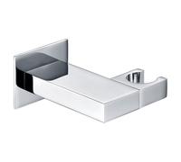 RAK Ceramics Adjustable Shower Handset Wall Holder Bracket | Chrome | Brass | 40mm x 83mm x 40mm