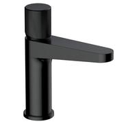 RAK Ceramics Rak Amalfi Modern Matt Black Basin Mono Mixer Tap With Knurled Handle