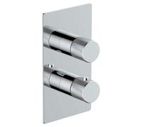 RAK Ceramics Rak Amalfi Premium Thermostatic Single Outlet Concealed Shower Valve - Polished Chrome Finish
