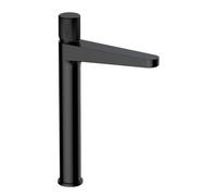RAK Ceramics Amalfi Tall Basin Mixer Tap | Matt Black | Brass | 38mm x 309.7mm x 179.5mm