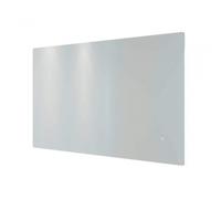 RAK Ceramics Amethyst Illuminated LED Mirror with Demister and Touch Sensor | Chrome | Glass/Metal | 1000mm x 600mm