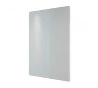 RAK Ceramics Amethyst Illuminated LED Mirror with Demister and Touch Sensor | Chrome | Glass/Metal | 600mm x 800mm