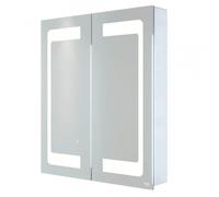 RAK Ceramics RAK Aphrodite 2 Door Illuminated LED Mirror Cabinet 700mm x 600mm