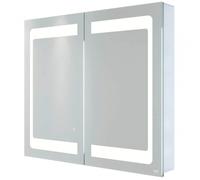 RAK Ceramics RAK Aphrodite 2 Door Illuminated LED Mirror Cabinet 700mm x 800mm