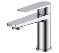 RAK Ceramics Rak Blade Modern Basin Mixer Tap With Polished Chrome Finish & Solid Brass, Wras Approved