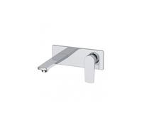 RAK Ceramics RAK Blade Wall Mounted Basin Mixer Tap with Back Plate Chrome