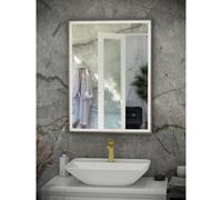 RAK Ceramics RAK-Ceramics Art Rectangular 600x1200 Silver LED Mirror, Nickel Finish: Nickel, Please Select Size: 600x1200mm