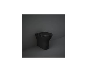 RAK Ceramics RAK-Ceramics Feeling Soft Close Seat in Matt Black Finish: Matt Black