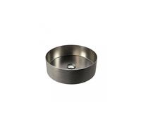 RAK Ceramics RAK-Ceramics INGOT Round Wash Basin, 360mm, Brushed Nickel Finish: Brushed Nickel