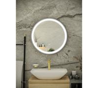 RAK Ceramics RAK-Ceramics Picture Round LED Illuminated Mirror Finish: Nickel, Please Select Size: 800mm Diameter