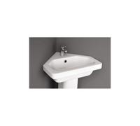 RAK Ceramics RAK-Ceramics Resort 45cm Corner Basin 1 Tap Hole