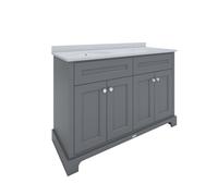 RAK Ceramics RAK-Ceramics Washington 1200mm Double Basin Unit in Grey Finish: Grey