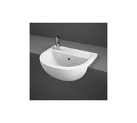 RAK Ceramics RAK Compact 400mm Semi Recessed Basin 1 Left Hand TH White