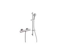 RAK Ceramics Round Cool Touch Exposed Thermostatic Shower Valve With Slide Rail Kit | Metal | 137mm