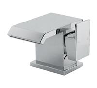 RAK Ceramics Rak Cubis Polished Chrome Basin Mono Mixer Tap - Modern Solid Brass Design With 15-Year Guarantee