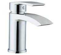 RAK Ceramics Rak Curve Modern Basin Mixer Tap With Polished Chrome Finish & Solid Brass Build