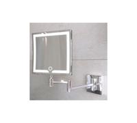 RAK Ceramics RAK Demeter Square LED 3x Magnifying Mirror with Switch 264mm x 200mm