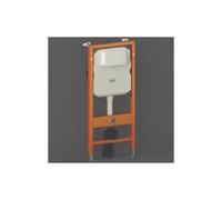RAK Ceramics Regular Front Flush Cistern with 1140mm Frame for Wall Hung Toilet Pan | Orange | Metal | 120mm