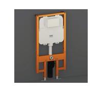 RAK Ceramics Regular Front Flush Concealed Cistern with 1140mm Frame for Wall Hung Toilet Pan | Orange | Metal | 80mm