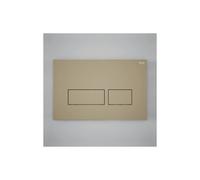 RAK Ceramics Rak Ecofix Push Button Flush Plate Matt Cappuccino Finish: Matt Cappuccino