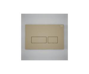 RAK Ceramics Rak Ecofix Push Button Flush Plate Matt Cappuccino Finish: Matt Cappuccino