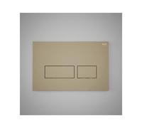 RAK Ceramics Rak Ecofix Push Button Flush Plate Matt Greige Finish: Matt Greige