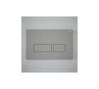 RAK Ceramics Rak Ecofix Push Button Flush Plate Matt Grey Finish: Matt Grey