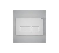RAK Ceramics Rak Ecofix Push Button Flush Plate Matt White Finish: Matt White