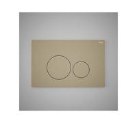 RAK Ceramics Rak Ecofix Round Push Button Flush Plate Matt Cappuccino Finish: Matt Cappuccino