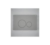 RAK Ceramics Rak Ecofix Round Push Button Flush Plate Matt Grey Finish: Matt Grey