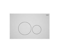RAK Ceramics Rak Ecofix Round Push Button Flush Plate Matt White Finish: Matt White