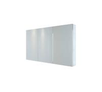 RAK Ceramics Gemini Aluminium 3 Door ed Cabinet with Adjustable Shelves | Mirror | Glass/Metal | 1200mm x 700mm
